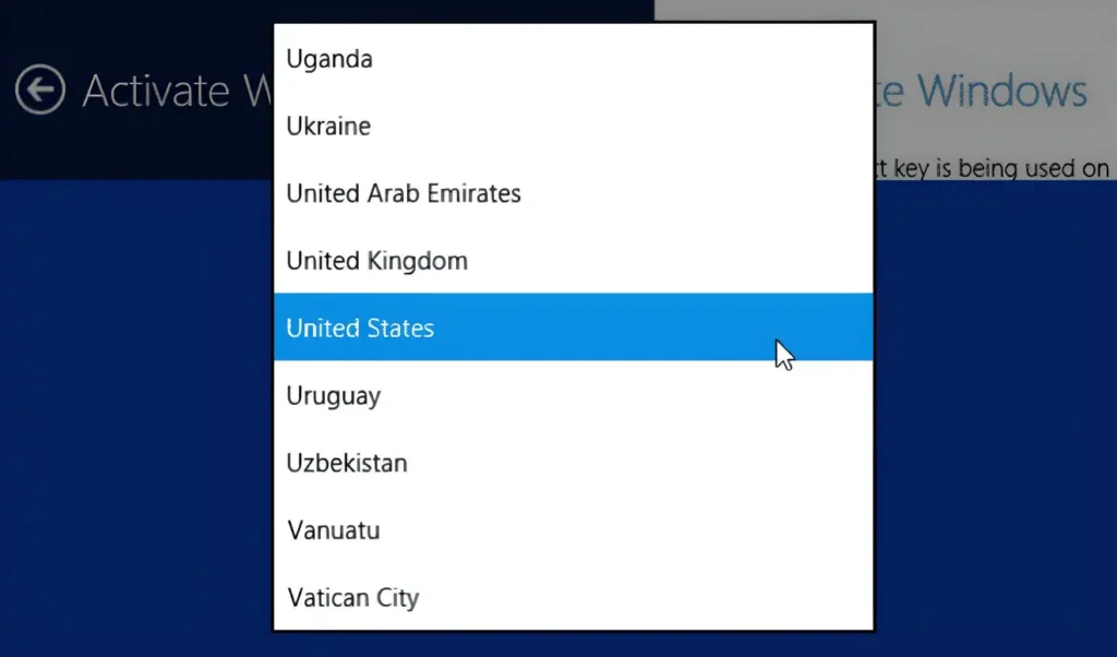 activate Windows by phone